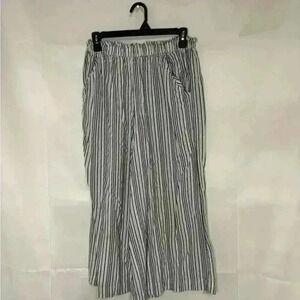 Womens size small American eagle wide leg flowy linen pants, #N485